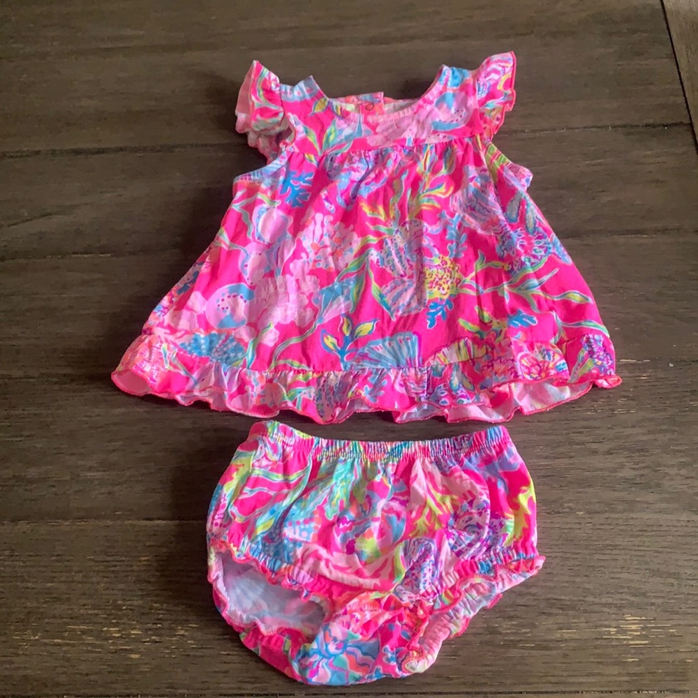 Baby girl Lilly Pulitzer set